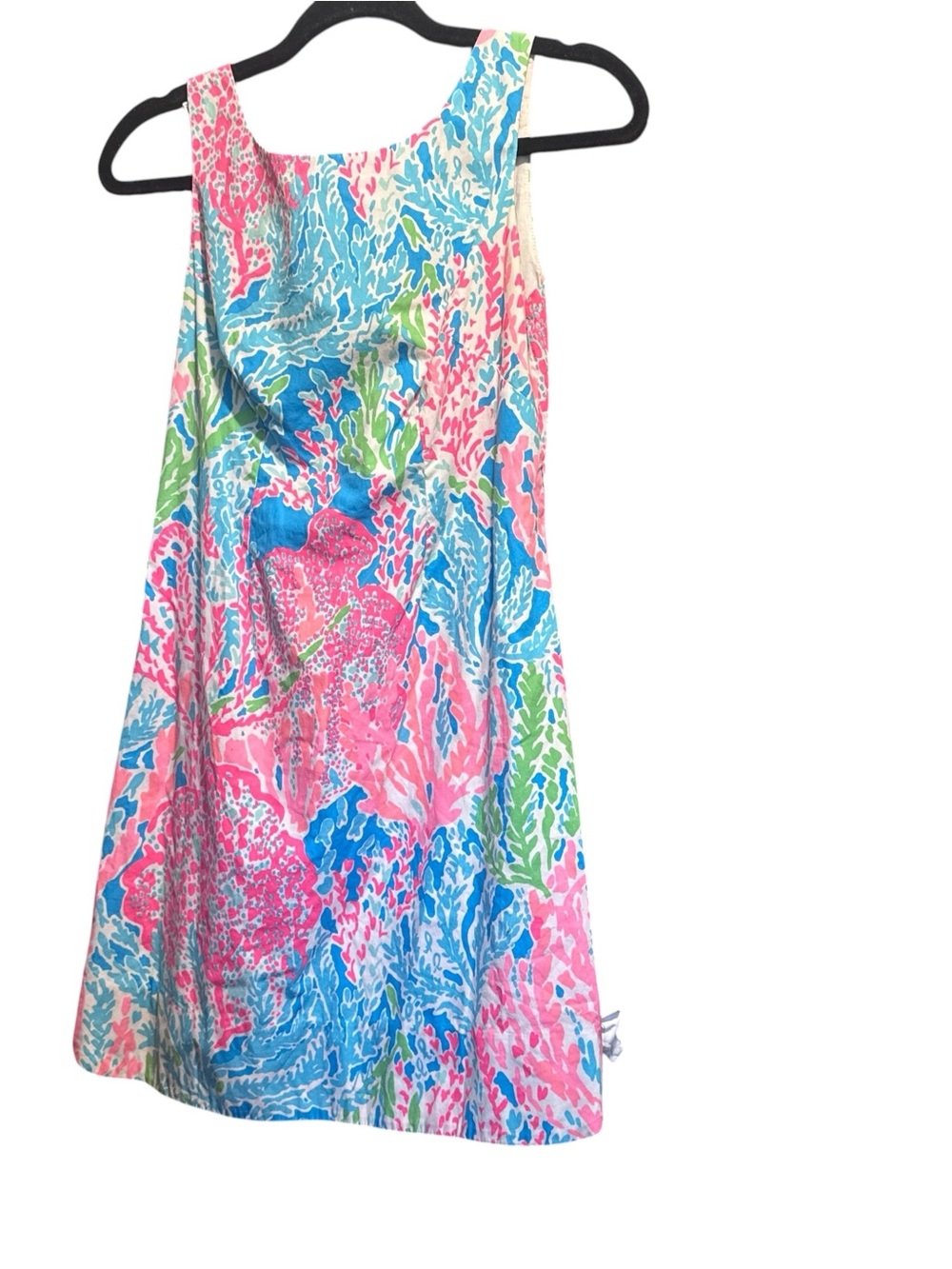 Lilly Pulitzer Pink Label Multicolor Fabric cotton preppy summer knee tea mini